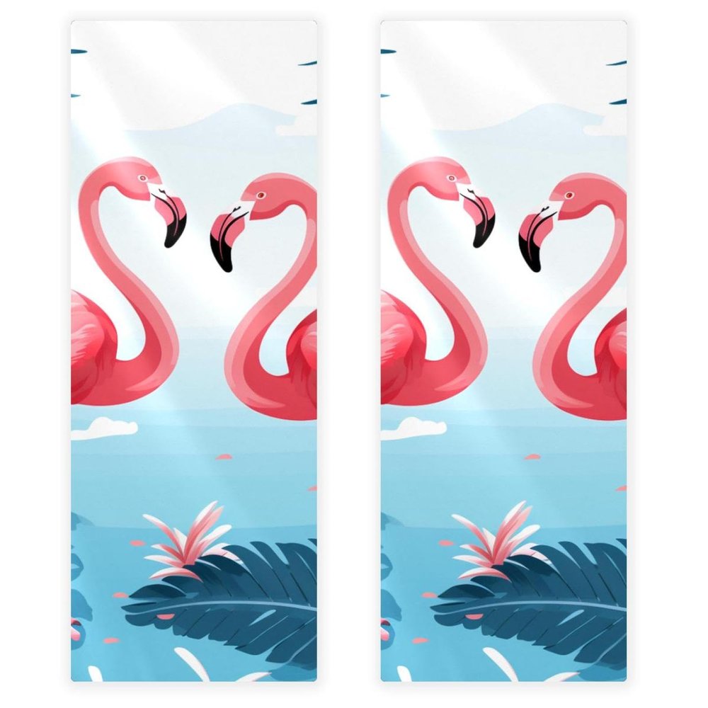 VTGHDEEQ Hand Towels for Bathroom,Gym Towels for Working Out,Sports Towel,Flamingo Tropical Leaves,2-Pc, Z7nc5nchgqom, Hy1p0mhxkbix