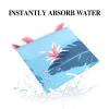 VTGHDEEQ Hand Towels for Bathroom,Gym Towels for Working Out,Sports Towel,Flamingo Tropical Leaves,2-Pc, Z7nc5nchgqom, Hy1p0mhxkbix view 2