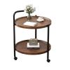 Coffee Table Side Tables Living Room with Wheels Modern Small End Table Storage Beside Table Nightstand for Living Room, Bedroom (Color : B) view 1