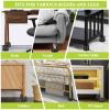 Yookwutar 6 Pack Furniture Risers 1 Inch, Adjustable Bed Risers Heavy Duty for Table Desk Couch Chair Sofa Cabinet Bed Frame Dorm, Round Stackable Table Leg Risers Lift Height 1", 2" or 3", Black view 3