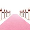 HOMBYS 450 GSM Extra Thick 3x15 ft Pink Carpet Runner for Partys & Events, Heavy-Duty Felt Aisle Runway Rug for Steps, Prom Proposal & Wedding Ceremony Decorations, Hollywood Oscars for VIP Awards view 1