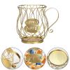 LSFYYDS Coffee Pod Basket,Large Capacity Cup Storage,Modern Coffee Basket,Coffee Pod Holder for Kitchen Office Accessory (1) view 4