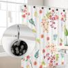 VTGHDEEQ Shower Curtain Hooks,Shower Hooks for Shower Curtain,12-Pc,Black White Graffiti Pineapple, 1.45x1.45 in/3.7x3.7 cm, W4ku6wmotoas, Vk2u1vztprgq view 4