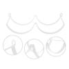 KONTONTY Roll Paper Organizer 4 Layer Tissue Holder Wall Mounted Toilet Paper Rack Sturdy Material for Room view 3