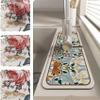 Fantasy Style Faucet Draining Mat, Kitchen Faucet Absorbent Mat, Diatom Mud Faucet Non-slip Drain Pad Sink Mat, Drying Mat for Kitchen Counter & Bathroom Kitchen Sink Splash Guard (C) view 2