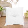 plplaaoo Ivory Satin Pillow, Lace Floral Basket, Wedding Ring Holder, Flower Girl Basket, Wedding Ring Pillow, Ivory Satin Flower Girl Basket Wedding Ring Cushion Pillow Lace Floral view 4