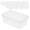 Zerodeko 10pcs Tiramisu Box Portable Dessert Boxes Small Cake Carrier Plastic Pet Material view 1