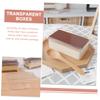 Zerodeko 10pcs Tiramisu Box Portable Dessert Boxes Small Cake Carrier Plastic Pet Material view 4