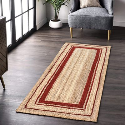 4x12 Ft Jute runner rug handmade rug Kitchen runner rug Entryway rug Floor runner rug Indoor runner rug Boho runner rug Vintage runner rug Jute kilim rug