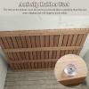 BBHW Wood Bath Mat Portable Large Wooden Bath Mat, Water Resistant Bathroom Mat for Inside Shower, Customizable Size Wood Platform Slats Splicing Foot Pad (Size : 80 x 120 cm (31 1/2 x 47 1/4"")) view 4