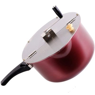 Popcorn Pot Stove Top Popcorn Maker Non-Stick with Anti-Scalding Handle - Universal for Gas Induction Cooker - Great for Cinemas