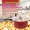 Popcorn Pot Stove Top Popcorn Maker Non-Stick with Anti-Scalding Handle - Universal for Gas Induction Cooker - Great for Cinemas view 3