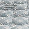 FCLDESHOP Bottom Sheets,Thick Quilted Brushed Mattress Protector, Bedroom Hotel Homestay Vacation Home Solid Color Non-Slip Bed Sheets,Pink,90 * 200cm (1pcs) view 2