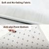 TWINNIS Super Soft Shaggy Rugs Fluffy Carpets 9x12 Feet, Indoor Modern Plush Area Rugs for Living Room Bedroom Kids Room Nursery Home Decor Fuzzy Rug, Cream White view 2