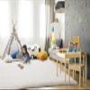 TWINNIS Super Soft Shaggy Rugs Fluffy Carpets 9x12 Feet, Indoor Modern Plush Area Rugs for Living Room Bedroom Kids Room Nursery Home Decor Fuzzy Rug, Cream White view 4