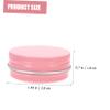 Cabilock 24pcs Round Small Tins Lids Metal Jar Lids for Cosmetics Airtight Tin Cans Aluminum Jars view 2