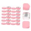 Cabilock 24pcs Round Small Tins Lids Metal Jar Lids for Cosmetics Airtight Tin Cans Aluminum Jars view 3