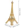 Luxshiny Vintage Mini Eiffel Tower Led Figurine Eiffel Tower Model Decoration for Home Office and Party Creative Metal Design for Souvenirs and Celebrations view 2