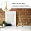 Luxshiny Vintage Mini Eiffel Tower Led Figurine Eiffel Tower Model Decoration for Home Office and Party Creative Metal Design for Souvenirs and Celebrations view 3