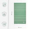 Ossano Decorative Turkish Hand Towels - Thin & Quick Dry - Set of 2 (30" x 18") - for Kitchen & Bathroom - Multifunctional as - Bath Hand Towels for Bathroom, Powder Room Towel - Sea Green view 4
