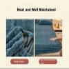 ZGSYH Luxury Mattress Covers,2024 Ultra Soft Jacquard Fabric Breathable Noiseless Mattress Pad Covers,Ftted Sheet for Double/King Size Bed (Color : Gray, Size : 180x200cm) view 2