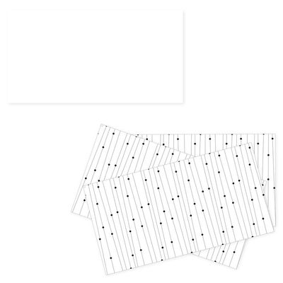 Weddingstar Blank Guest Book Advice & Wish Cards - Dancing Dots