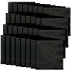 Party City Disposable Lunch Napkin, 32 Count (Black) - 2-Ply, 5" x 5" - Go Brightly Heavy Duty Classic Lunch Napkins for Parties - Premium Party Supplies Cutlery view 1