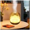 AKYLDI Landscape Design Small Humidifier for Plants, 700ml Mini Humidifier for Bedroom, USB Rechargeable Water Humidifier for Travel, Car, Office Room, Bedroom,White view 1