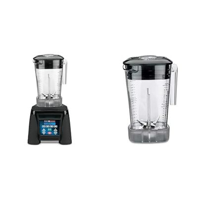 Bundle of Waring Commercial MX1300XTXP Blender + Extra 48 oz Polycarbonate Blender Container for MX Series, BPA-Free