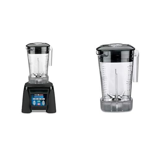 Bundle of Waring Commercial MX1300XTXP Blender + Extra 48 oz Polycarbonate Blender Container for MX Series, BPA-Free