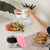 Garneck 6 Pack Reusable Steel Sauce Cup Leakproof Dipping Sauce Cups Silicone Lid Perfect for Condiment Containers view 2