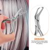 Baluue Hair Styling Pliers Set 2 Pack Needle Nose Pliers Hair Extension Opener Removal Tool Salon Supply Kit view 4