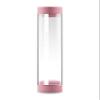 VitaJuwel Sana JOY blossom rose | Crystal Water Carafe with Orange Calcite, Magnesite & Clear Quartz - Optimism, Intuition & Self-Acceptance view 3