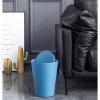 Trash Cans Wastebasket Waste paper basket household large covered trash can bucket creative cute living room bedroom bathroom bathroom toilet paper basket without lid Kitchen Bathroom Rubbish Bin ( Co view 3