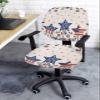 AMZRicher Stars Freedom Patriotic Office Chair Cover Stretchable Computer Chair Seat Cover Backrest Slipcovers, Stretchable Rotating Desk Chair Seat Cushion Split Protectors Veterans Memorial Day view 3