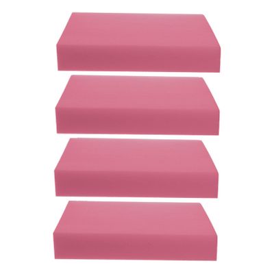 LABRIMP Fondant Sponge Mats Set of 4 Cake Shaping Mats Baking Decorations Non-stick Sponge Pads Fondant Decorating Tools Cake Decorating Supplies Random Color