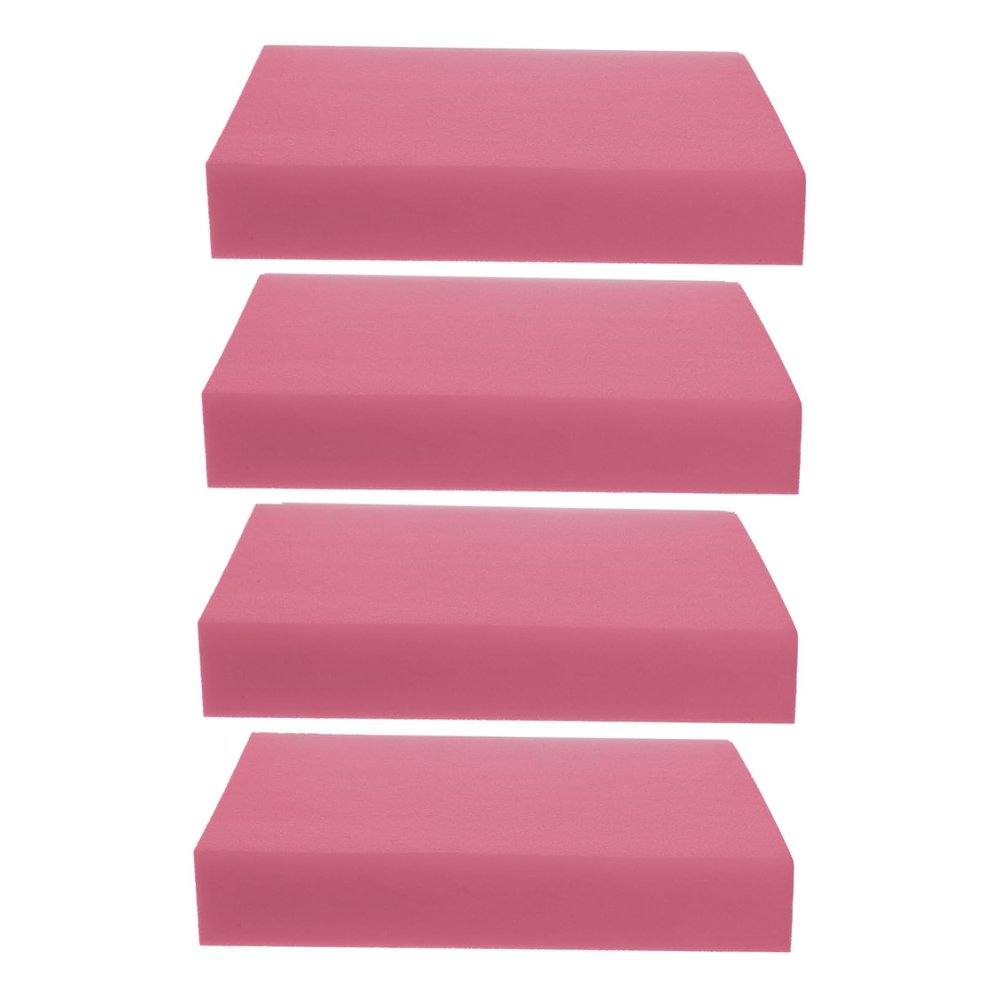 LABRIMP Fondant Sponge Mats Set of 4 Cake Shaping Mats Baking Decorations Non-stick Sponge Pads Fondant Decorating Tools Cake Decorating Supplies Random Color