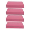 LABRIMP Fondant Sponge Mats Set of 4 Cake Shaping Mats Baking Decorations Non-stick Sponge Pads Fondant Decorating Tools Cake Decorating Supplies Random Color view 1
