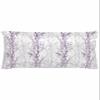 Abstract Style King Pillow Cases, Tree Branches Gray and Purple Gradient Satin Pillow Case Cover with Smooth Hidden Zipper Closure, Soft Throw Pillow Covers Cases for Home Decoration 20 X 40 Inches view 1