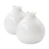 Garneck 2pcs White Vase Book Shelves Home Decor Vase White Bookshelf Simple Ceramic Table Ceramic Decorative Desktop Art Flowers Ceramics Container view 1