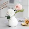 Garneck 2pcs White Vase Book Shelves Home Decor Vase White Bookshelf Simple Ceramic Table Ceramic Decorative Desktop Art Flowers Ceramics Container view 3