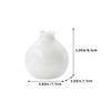 Garneck 2pcs White Vase Book Shelves Home Decor Vase White Bookshelf Simple Ceramic Table Ceramic Decorative Desktop Art Flowers Ceramics Container view 4