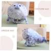LIFKOME Seal Plush Animal Hat Unique Performance Headwear for Cosplay and Parties Soft and Comfortable Design Fun Novelty Hat for Adults and Boys and Girls for Themed Events and Festivals view 4