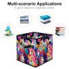 ZHANGYWFS Storage Bins Boxes Oxford with Cardboard Large Capacity Foldable Clothes Table Cute Aesthetic Underwear Cubby Infant Laundry Totes Replacement Multipurpose Basket Organizer Unicorn, Various view 2