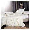 ADovz Quality White Duvet Cover Set Bed Sheet 2Pillowcases Twin Double Queen Eucalyptus Lyocell Natural Silky Soft Cooling Bedding Set,Bed Sheets view 4