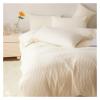 ADovz 4Pcs Twin Double Queen Family Duvet Cover Set Seersucker Textured Washed Cotton Ultra Soft Comforter Cover Bed Sheet Pillowcases,Bed Sheets view 3