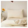 ADovz 4Pcs Twin Double Queen Family Duvet Cover Set Seersucker Textured Washed Cotton Ultra Soft Comforter Cover Bed Sheet Pillowcases,Bed Sheets view 4