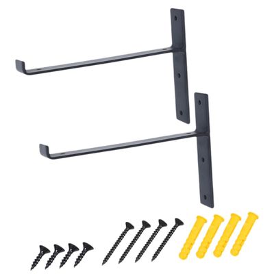 PRETYZOOM Book Shelves for Wall DIY Iron Wall Storage Rack Bookshelf for Boys and Girls Adults