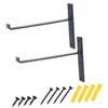 PRETYZOOM Book Shelves for Wall DIY Iron Wall Storage Rack Bookshelf for Boys and Girls Adults view 1
