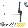 PRETYZOOM Book Shelves for Wall DIY Iron Wall Storage Rack Bookshelf for Boys and Girls Adults view 2